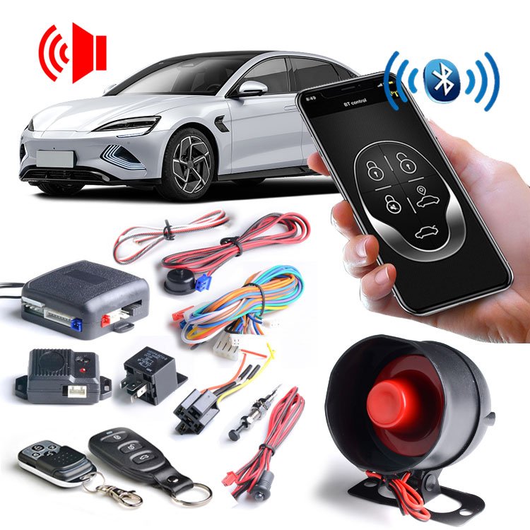 DC 12V Long-Distance Controller App Smart Phone APP Car Alarm System Keyless Entry Control Car Alarm